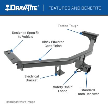 DRAW TITE CL III/IV MAX FRAME HTCH - 75601