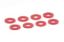 DAYSTAR D-RING WASHERS PAIR RED - KU71074RE