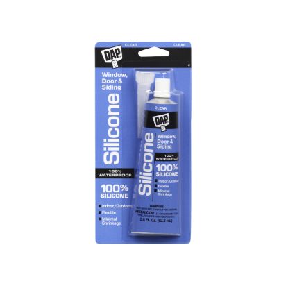 DAP 100% SILICONE W&D CLEAR - 7079800753