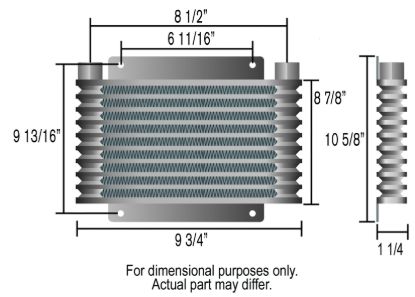 DERALE TRANSMISSION COOLER - 13614