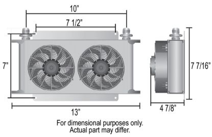 DERALE DASH 8 COOLER - 15840