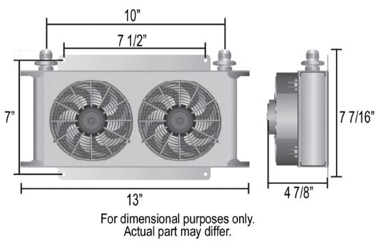 DERALE DASH 8 COOLER - 15840