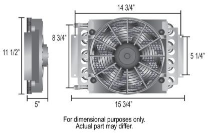 DERALE COMPL REMOTE COOLER KIT - 15900