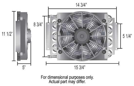 DERALE COMPL REMOTE COOLER KIT - 15900