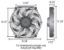 DERALE 16IN TORNADO ELECTRIC FAN - 16626