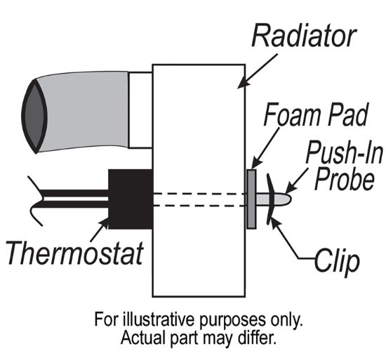 DERALE 1STG TSTAT 180DEG ON - 16738