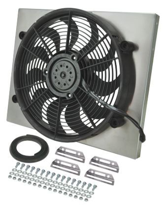 DERALE RAD FAN/ALUMINUM SHROUD - 16823