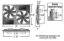DERALE HIGH 0UT PUT RAD FAN - 16831