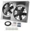 DERALE DUAL RAD FAN/ALUMINUM SHR - 16833