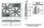 DERALE FAN RADIATOR ASSEMBLY - 16837