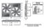DERALE DUAL RAD FAN/ALUMINUM SHR - 16842