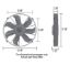 DERALE 13' HO EXTREME RAD FAN - 16924