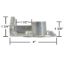 DERALE REMOTE 1/2' NPT PORTS UP - 25708