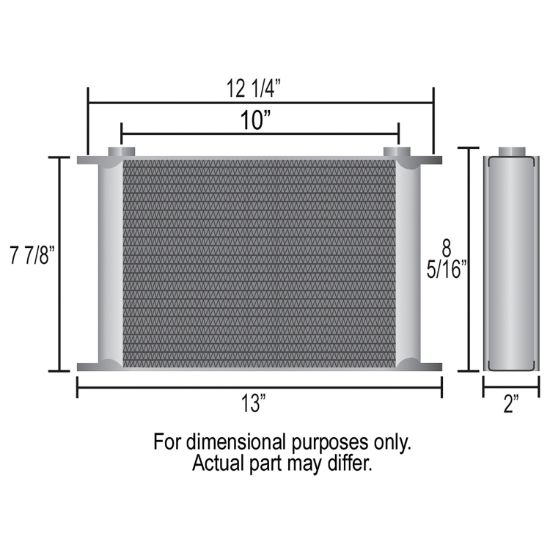 DERALE HP STACK PLATE 25 ROW COO - 52578