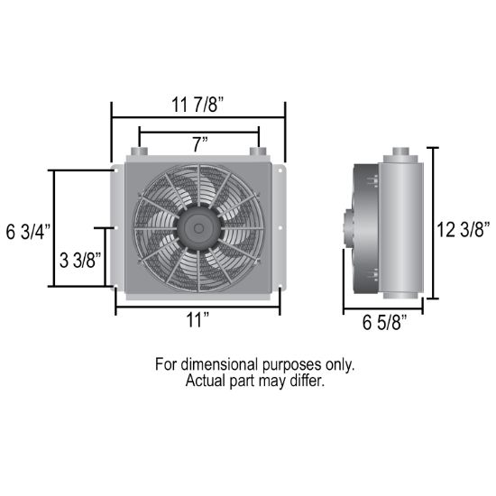 DERALE HI-FLOW 18 ROW RACING REMOTE COOLER - 65860