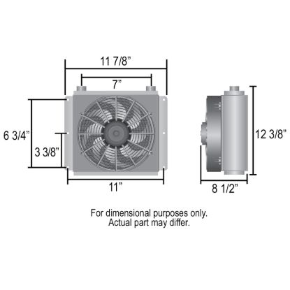 DERALE HI-FLOW 18 ROW RACING REMOTE COOLER - 65861