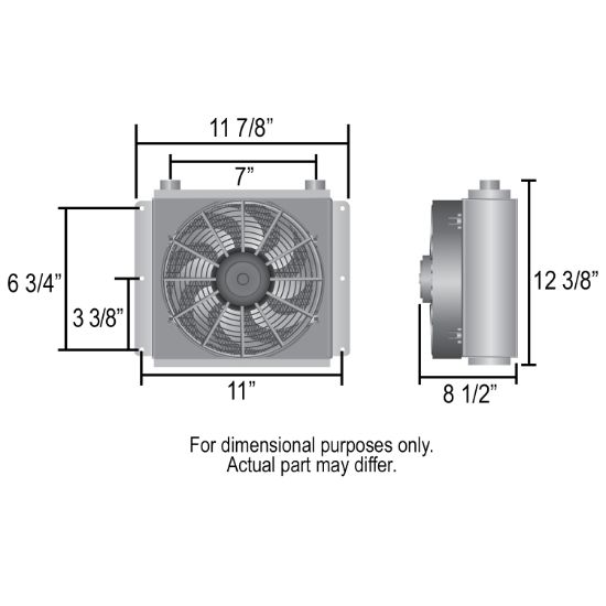 DERALE HI-FLOW 18 ROW RACING REMOTE COOLER - 65861