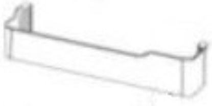 DOMETIC S  SHELF  DR  UPR  CLR  FULL -W/NO - 3850974043