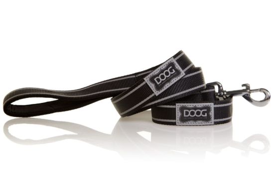 DOOG USA LEAD - BLK REFLCT STRI LG - LEADBFL