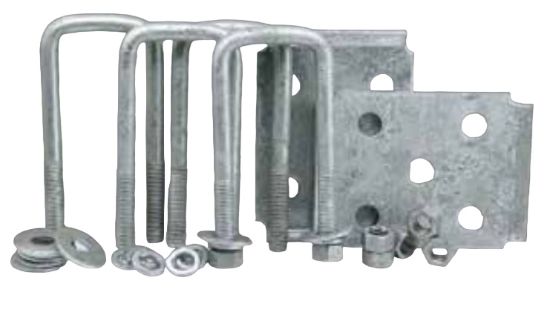 DEXTR MARINE AXLE TIE PLATE KIT    FOR 2-3/8' DI - 81180