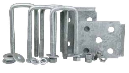 DEXTR MARINE AXLE TIE PLATE KIT   FOR 2' SQUARE - 81185