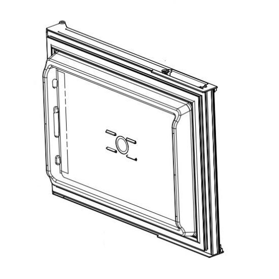 DAVE CARTER NR638530 FREEZER DOOR ASSEMBLY - 50829