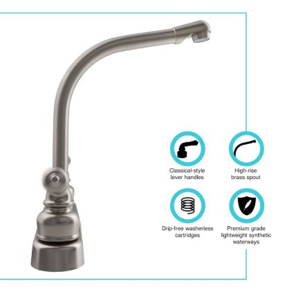 DURA FAUCET HI-RISE RV KITCHEN FAUCET - DFPK210CSN