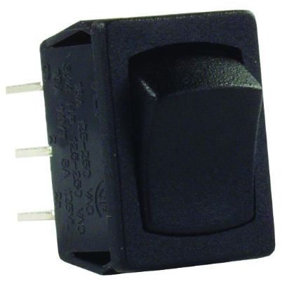 JR PRODUCTS MINI-12V DBL P ON/O0W BK - 12805