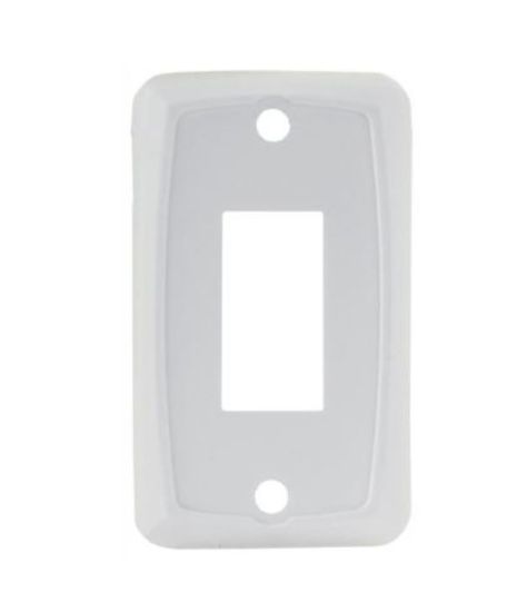 JR PRODUCTS SINGLE FACE PLATE W - 12845