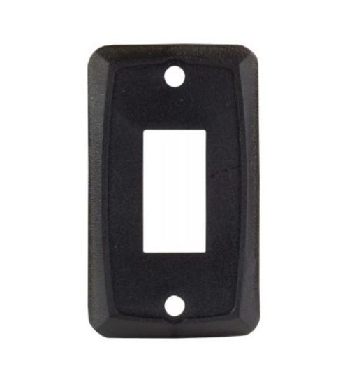 JR PRODUCTS SINGLE FACE PLATE  BK - 12855