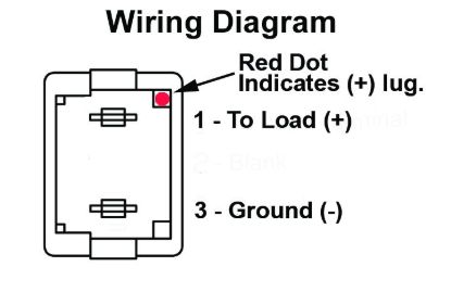 JR PRODUCTS LED INDICATOR LIGHT  RED - 13115