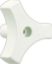 JR PRODUCTS 13/16'TRI-LUG WINDOW KNOB - 20185
