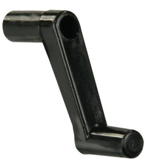 JR PRODUCTS 1' PL WINDOW CRANK  BK - 20205