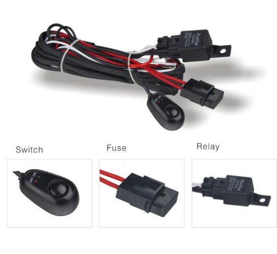 DV8 HARNESS W/RELAY SWITCH - WIREHARN