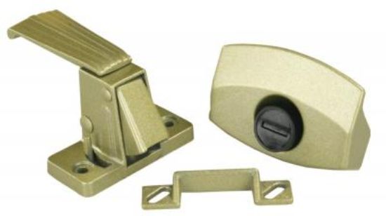 JR PRODUCTS PRIVACY LATCH  GOLD - 20515