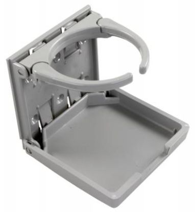 JR PRODUCTS ADJUSTABLE CUP HLDR  GRAY - 45622