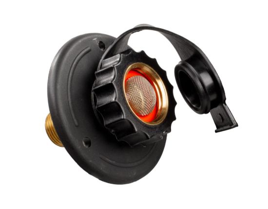 JR PRODUCTS CITY WATER FLANGE  BLACK  FPT - 62265
