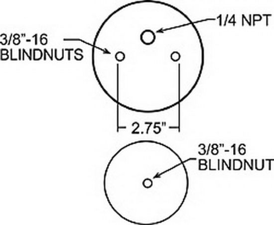FIRESTONE AIR SPRNG SERV PRT 110/70 - 9000