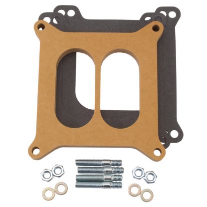 EDELBROCK 1/2' DIVIDED SPACER WOOD - 8725