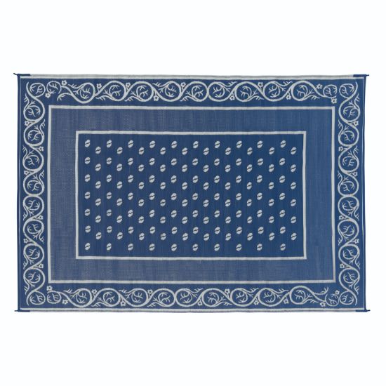 FAULKNER MAT  VINEYARD 8X20 BLUE - 48704