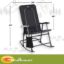 FAULKNER DAKOTA FLDG RKG CHAIR BLK/BLK - 49597H
