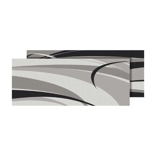 FAULKNER MAT GRAPHIC BLK/GREY 8 X 20 - 53020S