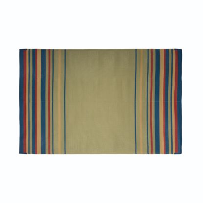 FAULKNER MAT STRIPED 8X20 BLUE/BRICK/BGE/GRN - 68847