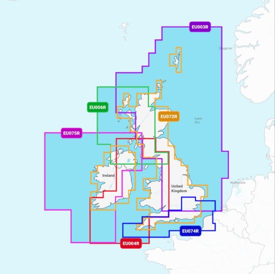 GARMIN CARTO IRISH SEA GARMIN NAVIONICS+ - 010C123220