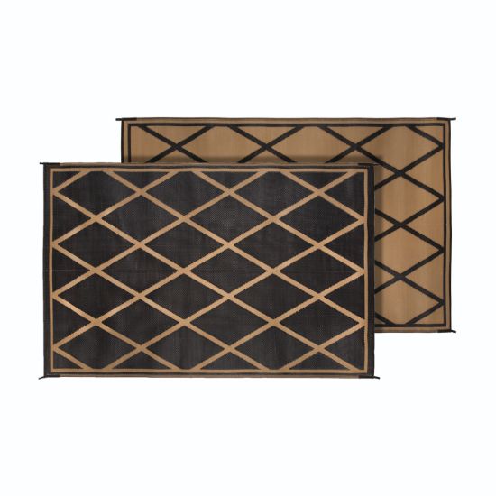 FAULKNER MAT DIAMOND 8X20 BLACK/BEIGE - 68900