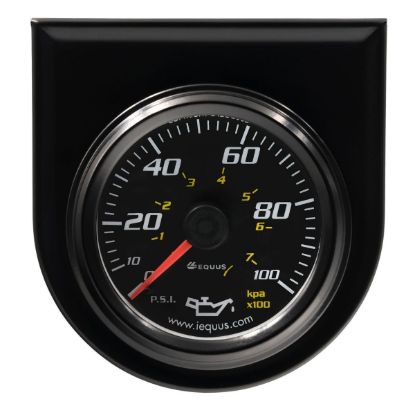 EQUUS GAUGE  OIL PRESSURE  2'  0-100PSI - E6244