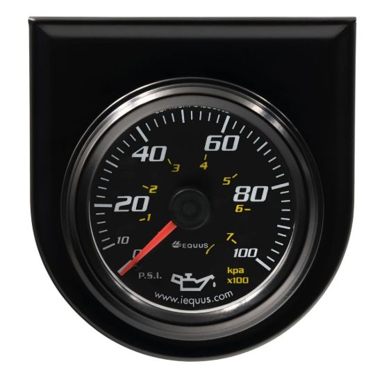 EQUUS GAUGE  OIL PRESSURE  2'  0-100PSI - E6244