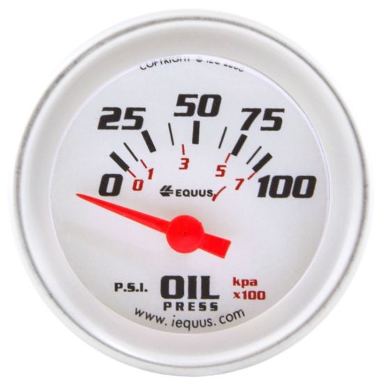 EQUUS GAUGE  OIL PRESSURE  2'  90 DEGREE - E8264