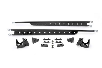 FABTECH S DUTY TRACTION BARS BLAK - FTS62003BK