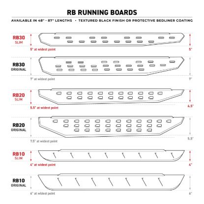GO RHINO RB20 RUNNING BOARDS - COMPLETE KIT: - 6944326820